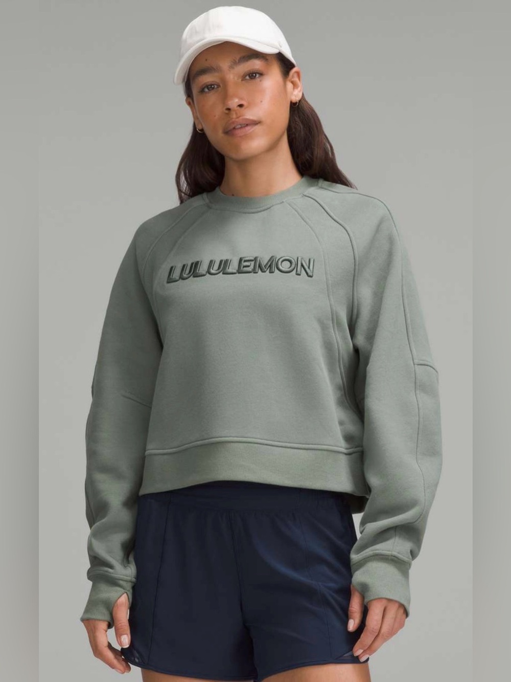 Lululemon Scuba Oversized Pullover *Wordmark (NWT) Grey Eucalyptus, M/L